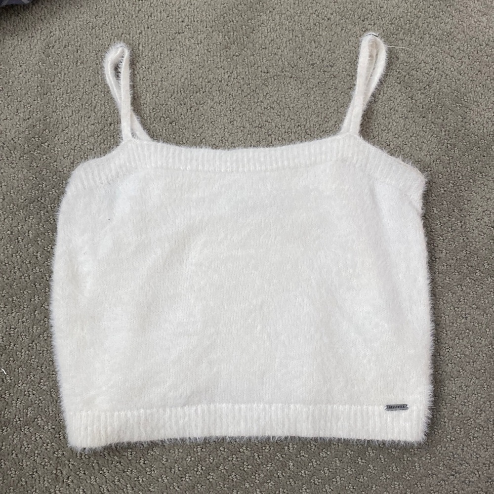 hollister fuzzy top